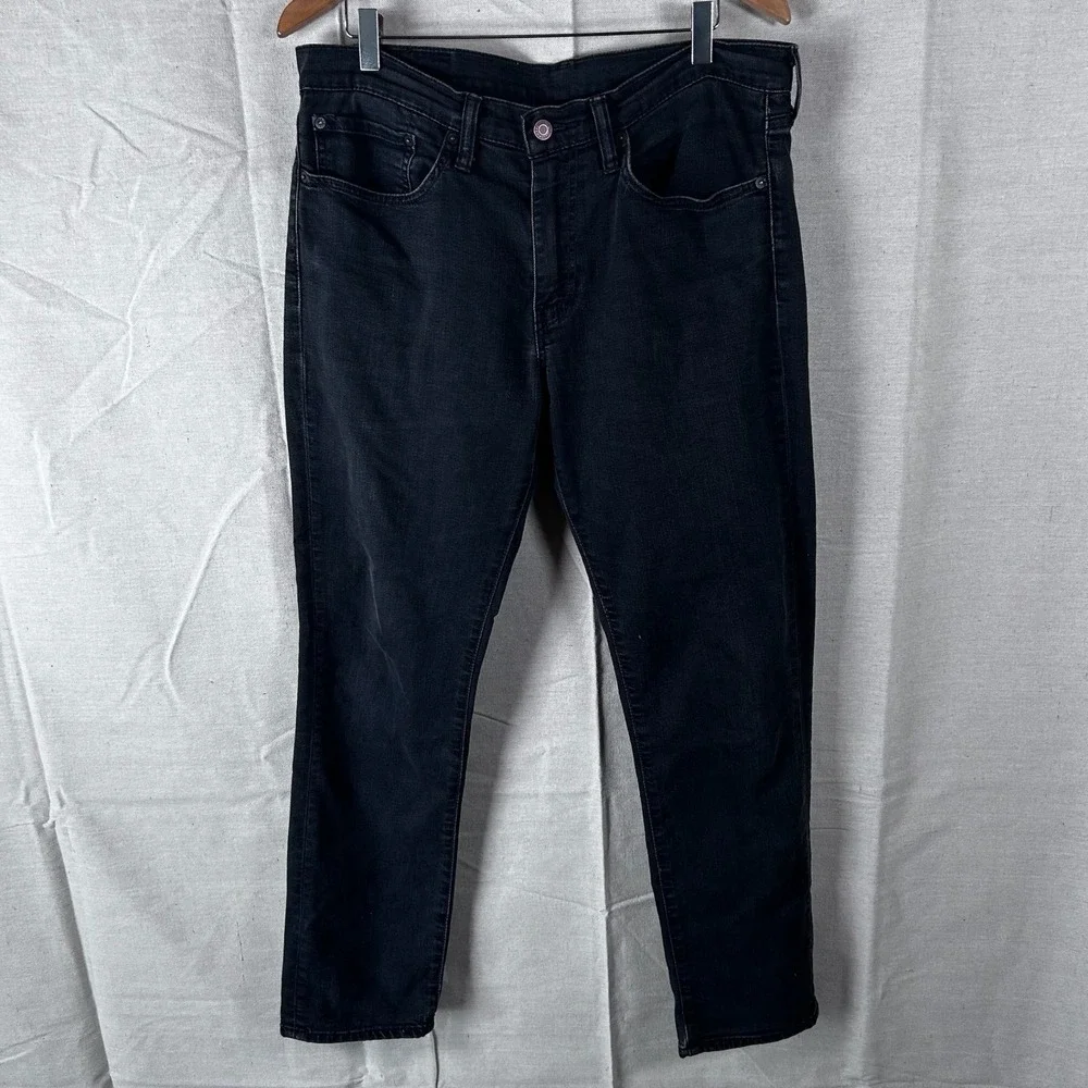 Levis‎ 511 Slim Fit Black Jeans Mens 34x32 Denim Pants 04511-1783
